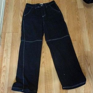 Size small black baggy skater style jeans from Tilly's